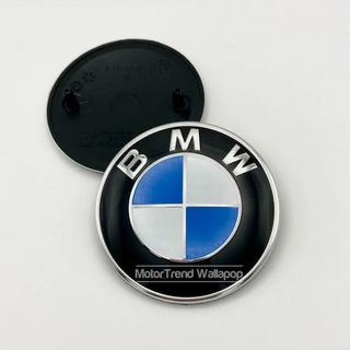 Emblema BMW 82mm capó / maletero azul blanco