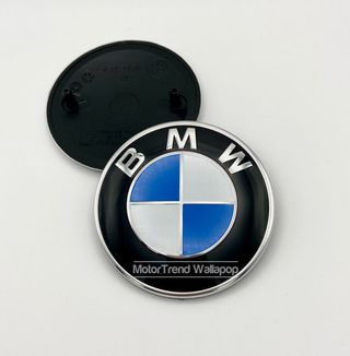 Emblema BMW 82mm capó / maletero azul blanco