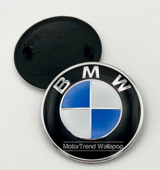 Emblema BMW 82mm capó / maletero azul blanco