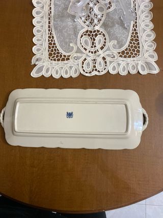 Plato antiguo cerámica inglesa Staffordshire