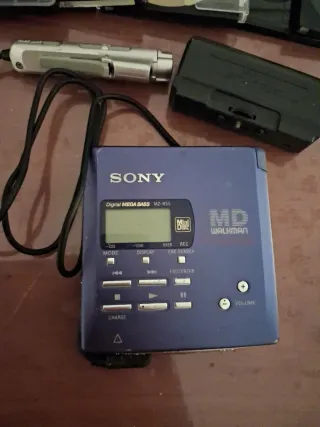 Sony Walkman MiniDisc Azul