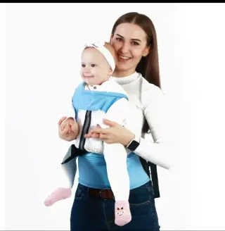 Mochila Portabebés Ergonómica Azul