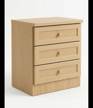 Mesita de noche de madera