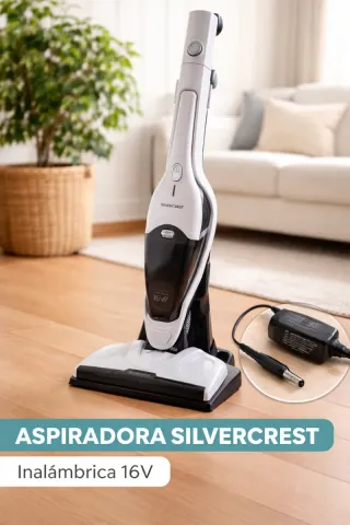 Aspirador Silvercrest Inalámbrico 16V