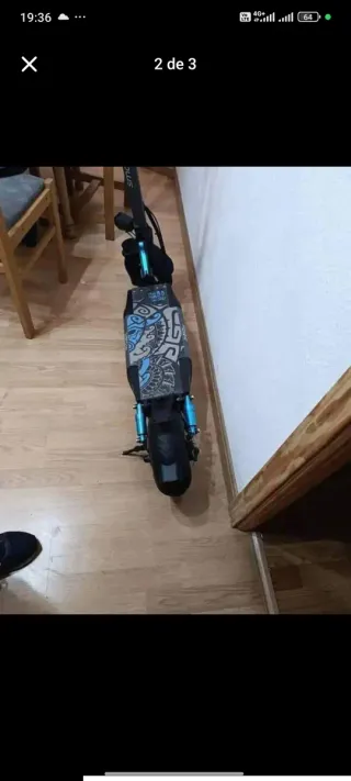 Patinete SmartGyro Negro/Azul