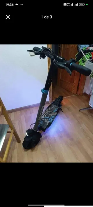 Patinete SmartGyro Negro/Azul