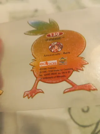 Cromo Pokémon Edibas Lamincards 2006 Nº