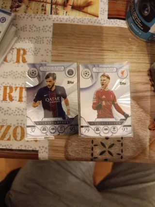 Cartas de fútbol Topps Platinum Pull