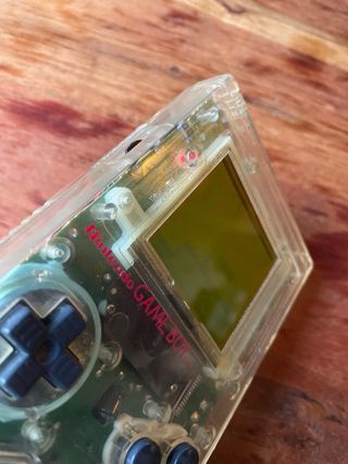 Nintendo Game Boy Classic Transparente y Mario