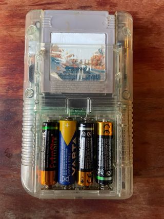 Nintendo Game Boy Classic Transparente y Mario