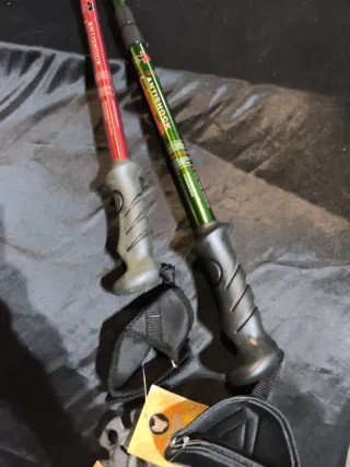 Lote 2 Bastones Trekking Antishock