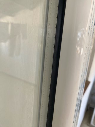 Puerta balconera PVC NUEVA con persiana 229x85