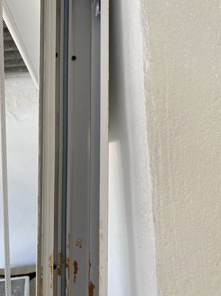 Puerta balconera PVC NUEVA con persiana 229x85