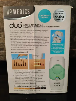 HoMedics Duo IPL-HH150-IT Epilatore Luce Pulsata