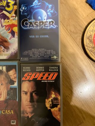 Lote 6 Películas VHS precio a negociar