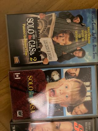 Lote 6 Películas VHS precio a negociar