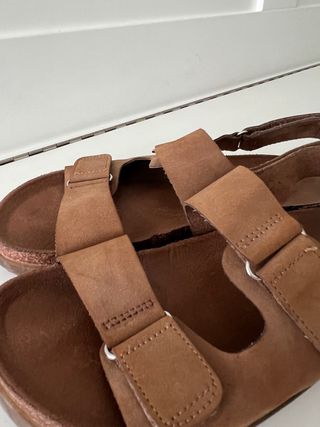 Sandali a fasce Zara per bambini marroni T. 36