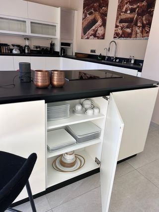Cocina completa con electrodomésticos Smeg