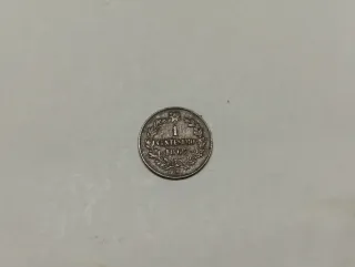 Bonita Moneda 1 Centesimi Italia 1867 cobre