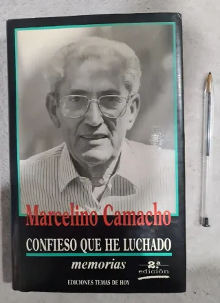 Memorias de Marcelino Camacho. Con dedicatoria