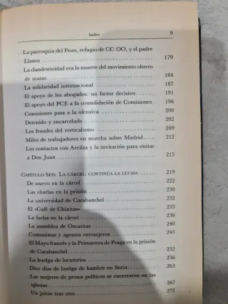 Memorias de Marcelino Camacho. Con dedicatoria