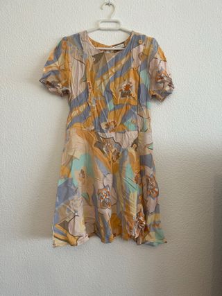 Vestido estampado Zara