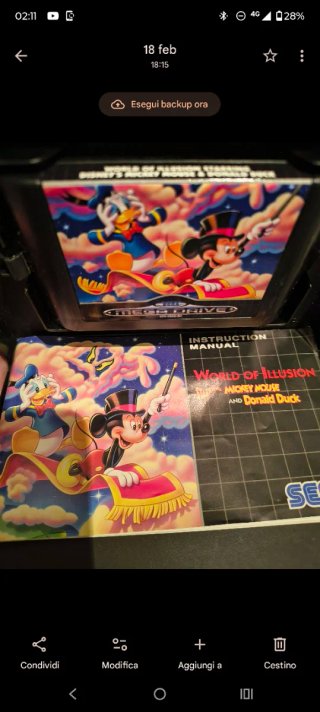 Sega Mega Drive World of Illusion raro