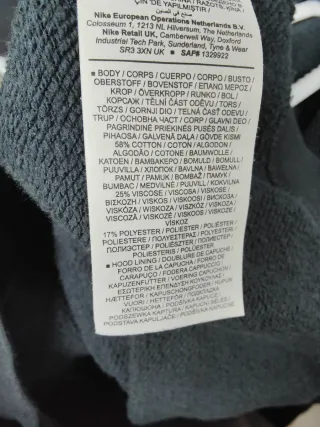 Sudadera Nike con capucha Talla M