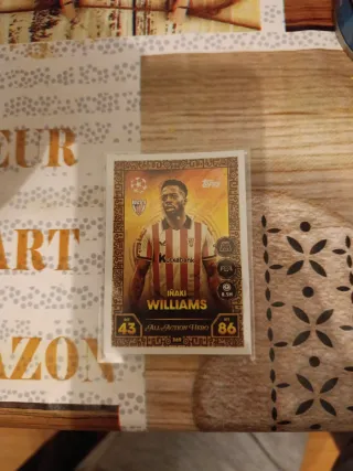 Carta Fútbol Iñaki Williams Topps 2023