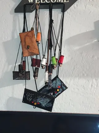 Mecheros artesanales varios colores y carteras