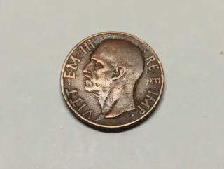 Escasa fecha Moneda 10 Centésimi Italia 1936 R