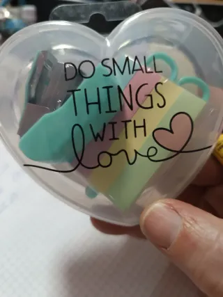 Set papelería Legami corazón