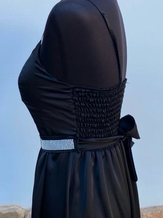 Vestido largo negro ocasión especial