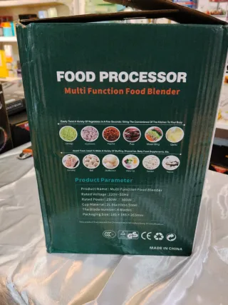 Picadora de Alimentos Food Processor 2L