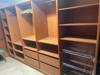 Vestidor modular de madera