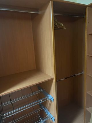 Vestidor modular de madera