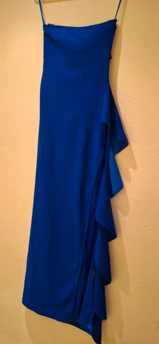 Vestido azul para fiesta o boda del shein.
