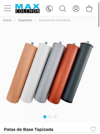 Patas Base Tapizada 10cm MAX COLCHON