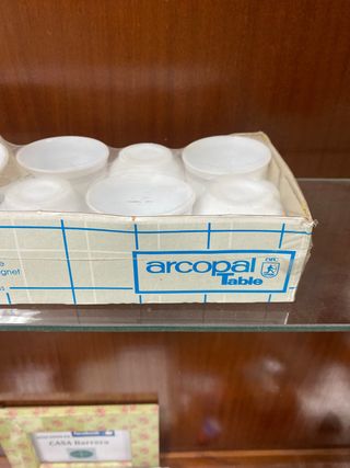 Tazas y platillos Arcopal