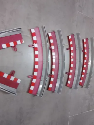 Scalextric Bordes Muros Protección curva r2