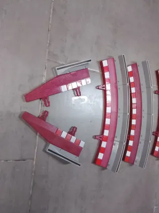 Scalextric Bordes Muros Protección curva r2