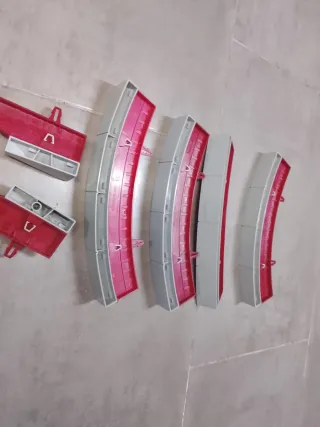 Scalextric Bordes Muros Protección curva r2