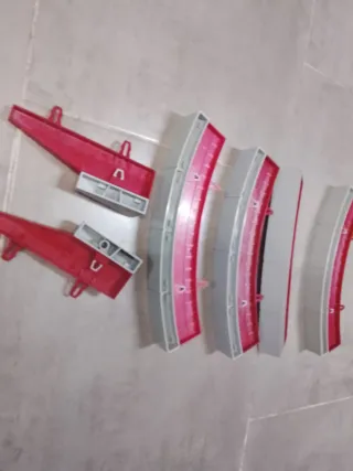 Scalextric Bordes Muros Protección curva r2