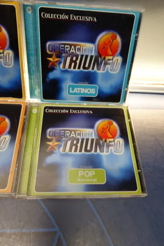 Lote 6 cds operación Triunfo