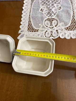 Bote Cerámica Staffordshire Antiguo