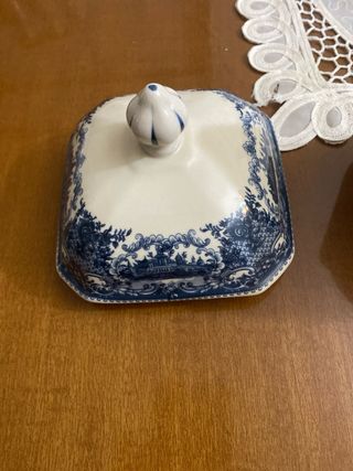 Bote Cerámica Staffordshire Antiguo