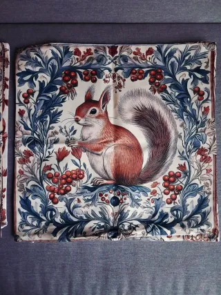 Fundas Cojín Estilo William Morris Animales