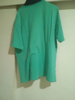 Camiseta Polo Verde y Negra