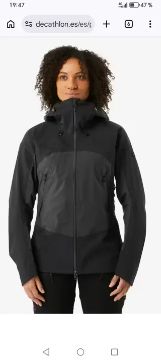 Chaqueta impermeable montaña Simond MT900 M mujer