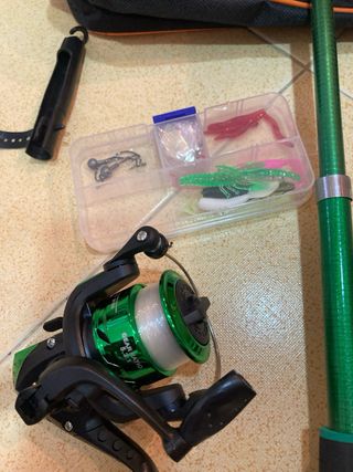 2 Canne da Pesca Complete 1,80m